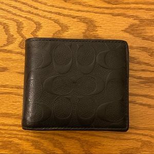 Men’s Coach Leather Wallet